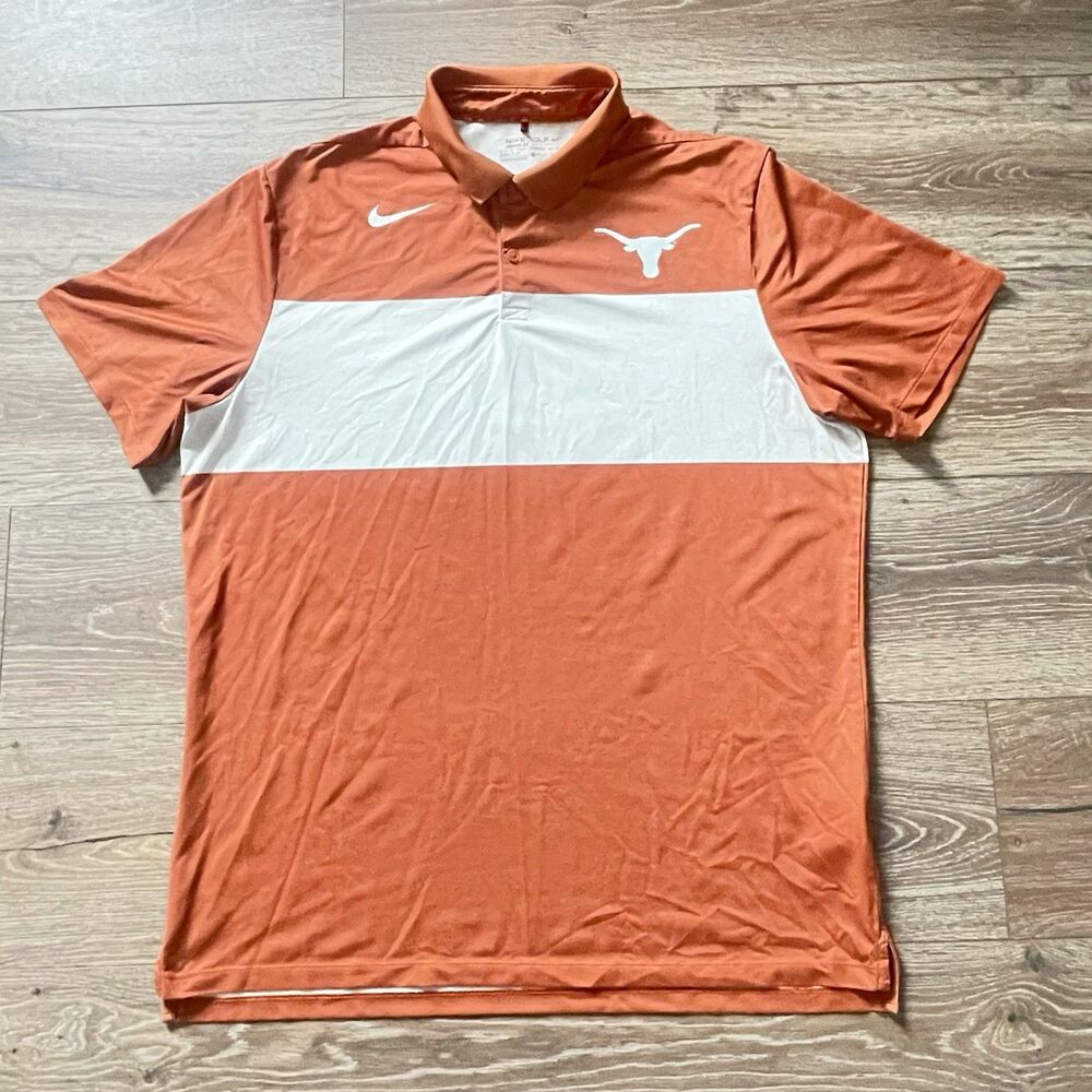 Nike University of Texas Golf Polo Men’s XL UT Longhorns